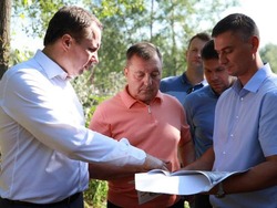 Вячеслав Гладков и Владимир Зотов дали старт строительству парка аттракционов в Белгороде