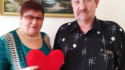 Семья Толстокоровых из Белгородского района отметила 40-летие совместной жизни
