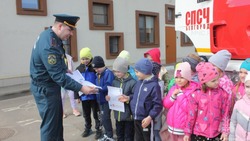 Сотрудники МЧС провели занятие по пожарной безопасности в детском саду № 55 Белгорода