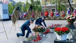 Сотрудники белгородского МЧС приняли участие в акции «Волна памяти»