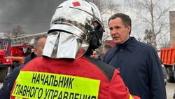 Локализация пожара на нефтебазе в Белгороде завершилась 
