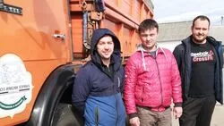 Автопарк колхоза имени Горина. Здесь доверяют молодёжи