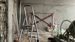 Капитальный ремонт средней общеобразовательной школы продолжается в Новосадовом