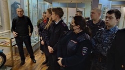 Стажёры и молодые сотрудники полиции посетили музей УМВД России по Белгородской области
