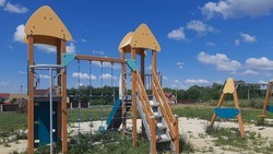 Председатель ТОС «Весенний» Елена Тимошенко показала новую площадку в селе Долбино
