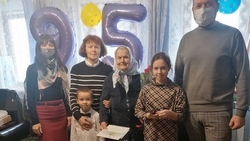 Жительница Белгородского района Анна Углова отметила 95-летний юбилей