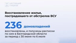 Вячеслав Гладков проинформировал о восстановлении повреждённых в результате обстрелов домов