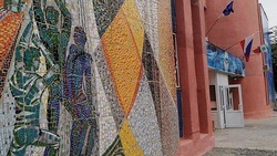 Власти сохранят фасадную мозаику на здании спортшколы олимпийского резерва №3 в Белгороде