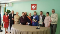 Четыре супружеские пары отпраздновали юбилей совместной жизни в Белгородском районе