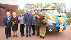 Андрей Скоч подарил микроавтобус белгородской диораме
