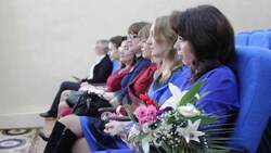 Белгородские сотрудницы управления МЧС получили поздравления от своих коллег