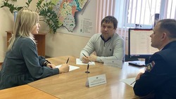Заместитель начальника ОМВД России по Белгородскому району провёл приём граждан