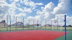 Специалисты завершили благоустройство спортивной площадки в микрорайоне Стрелецкое-59