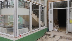 Капитальный ремонт амбулатории продолжился в Бессоновском поселении Белгородского района