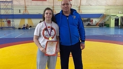 Лидия Соловьёва из Белгородского района выиграла первенство ЦФО России по вольной борьбе