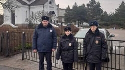 Сотрудники ОМВД России по Белгородскому району обеспечили общественный порядок в Крещение