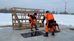 В Белгороде подготовили купель для крещенских купаний