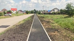 Тротуар появился в посёлке Северный Белгородского района