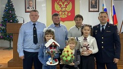 Конкурс детского творчества «Новогодняя фантазия» завершился в ОМВД Белгородского района