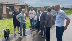Глава администрации Белгородского района Владимир Перцев посетил СТ «Белогорье»