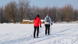 Лыжный забег медработников области объединил более 500 участников в Губкинском округе