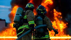 Пожарные потушили загоревшийся склад в Белгороде