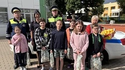 Полицейские подарили праздник юным жителям Белгородского округа в День защиты детей 