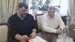 Владимир Перцев встретился с директором Института приграничного сотрудничества и интеграции