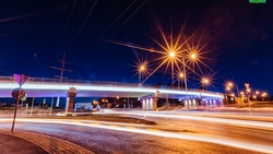 300 светодиодных светильников повысили безопасность движения на белгородской развязке