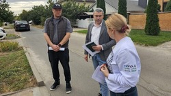 Министр строительства области Оксана Козлитина побывала с рабочим визитом в Белгородском районе