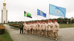 Военно-патриотический клуб из Белгородского района принял участие в параде