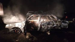 Два автомобиля сгорело в Белгородской области за минувшие сутки