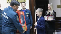 Сотрудники ГУ МЧС России по Белгородской области исполнили мечту юного белгородца