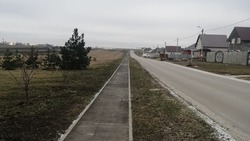Ремонт тротуара в микрорайоне Стрелецкое-59 в Белгородском районе завершился