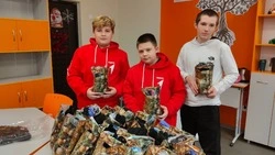 Активисты «Движения Первых» Пушкарской СОШ Белгородского округа собрали подарки для участников СВО