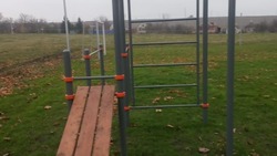 Новая спортивная площадка появилась в селе Салтыково Белгородского района