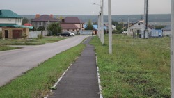 Строительство тротуара завершилось в посёлке Северный Белгородского района