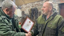 Житель Белгородского района получил награду за обеспечение пожарной безопасности территории региона