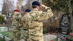 Белгородские росгвардейцы почтили память погибших товарищей