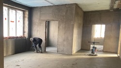 Капитальный ремонт Новосадовской школы продолжается в Белгородском районе