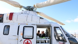 Авиамедицинская бригада будет эвакуировать пострадавших в ДТП с тяжёлыми травмами