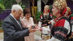 Председатель Совета Ветеранов Белгородского района и его супруга отметили изумрудную свадьбу