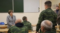 Анна Куташова встретилась с участниками добровольческого отряда «Барс-Белгород»
