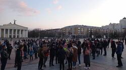 Около 76 человек вышли на несанкционированную акцию в Белгороде