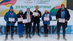 Сборная команда Белгородского района завоевала две медали в соревнованиях по лыжным гонкам