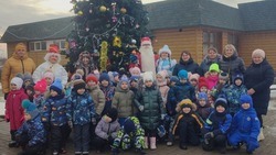 Открытие новогодней ёлки прошло на площади ЦКР села Беловское Белгородского района