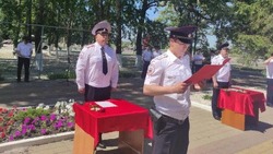 Молодые сотрудники органов внутренних дел приняли присягу в Белгородском районе
