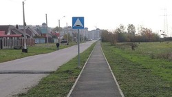 Тротуарная дорожка появилась на улице Абрикосовая в Разумном-54