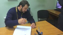 Отец Дионисий посетил изолятор временного содержания в Белгородском районе