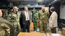 Татьяна Круглякова посетила расположение территориальной обороны Белгородского района